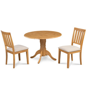 Chesterton 3 Piece Dining Set by Alcott Hill