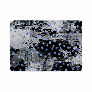 Vasare Nar Moon Polka Dot Art Deco Abstract Memory Foam Bath Rug