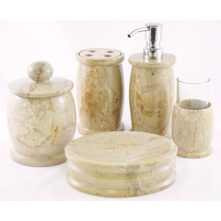 Art Deco Bathroom Accessories Wayfair Pacific 5 Piece Bathroom Accessory Set