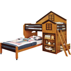 Stewart House Twin Loft Bunk Bed by Hokku Designs