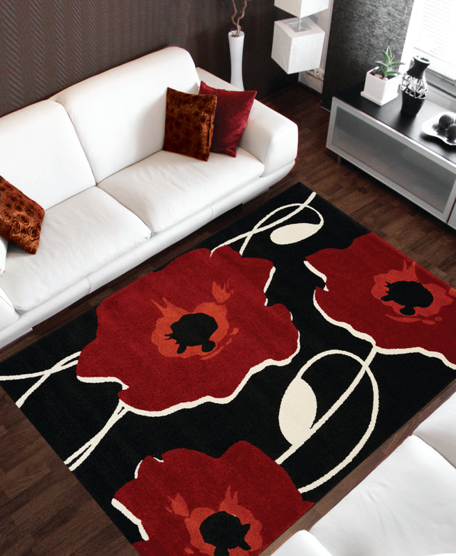 Black And Red Area Rugs red barrel studio lyme black/red area rug & reviews | wayfair Black And Red Area Rugs red barrel studio lyme black/red area rug & reviews | wayfair