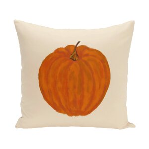 Plyler Pumpkin Holiday Print Throw Pillow
