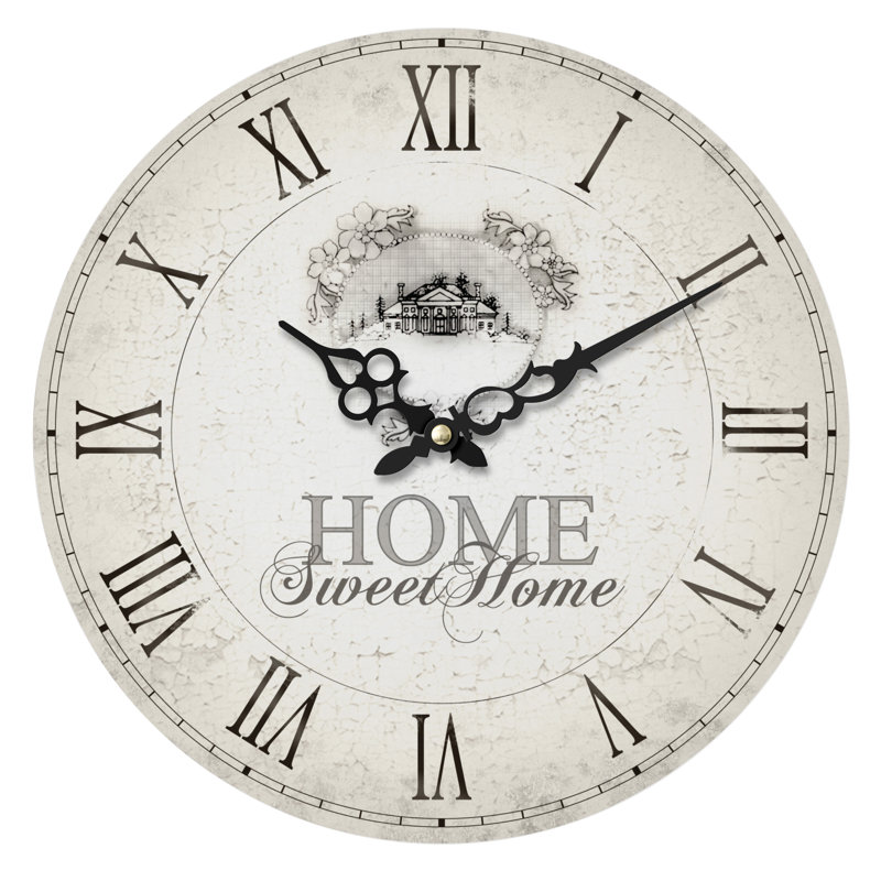 Brambly Cottage Wallaby Home Sweet Home Wall Clock & Reviews Wayfair