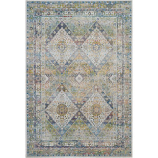 Green Oriental Rugs You Ll Love Wayfair Burnie Oriental Blue Green Area Rug