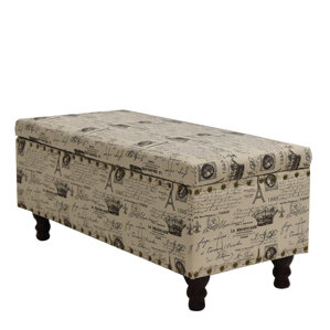 Cleo Storage Bench Ottoman by Wildon H..