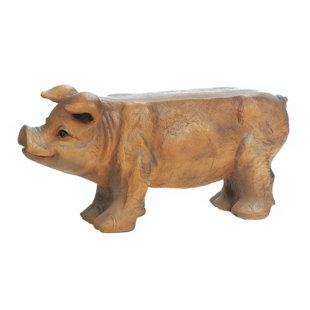 Small Pig Garden Bench Small Pig Garden Bench