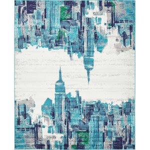 Sidney Turquoise Area Rug