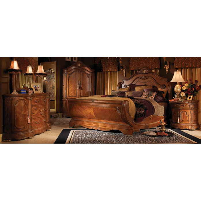 Michael Amini Cortina Panel Customizable Bedroom Set & Reviews ... Michael Amini Cortina Panel Customizable Bedroom Set & Reviews ...