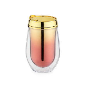 Ombre Stemless 10 oz. Wine Tumbler (Set of 3)