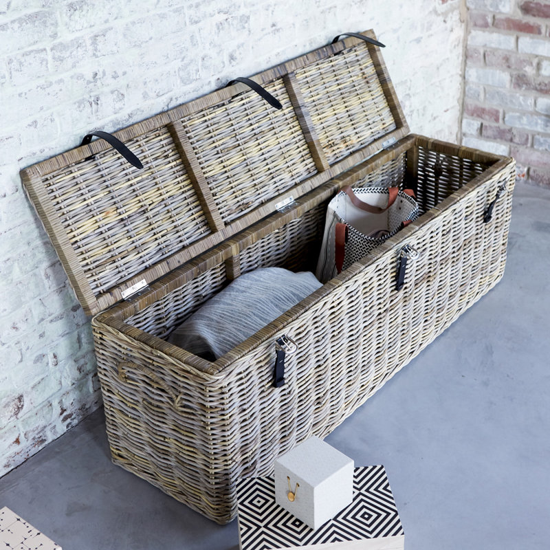Tikamoon Kubu Rattan Blanket Box & Reviews Wayfair.co.uk