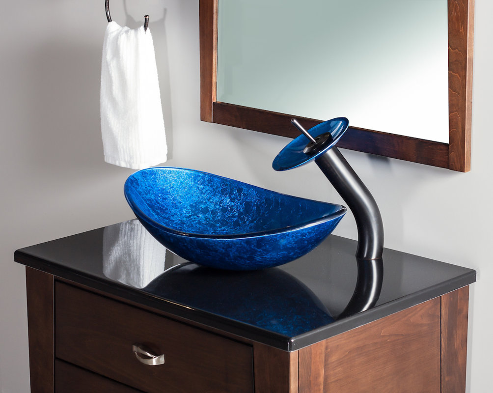 Bathroom Sinks For Sale novatto azzurro glass oval vessel bathroom sink & reviews | wayfair Bathroom Sinks For Sale novatto azzurro glass oval vessel bathroom sink & reviews | wayfair