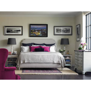 Charleston Regency Upholstered Panel Bed by Stanley Furniture
