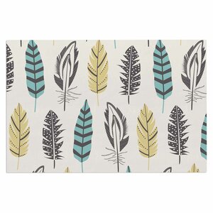 Amanda Lane Feathers Digital Doormat