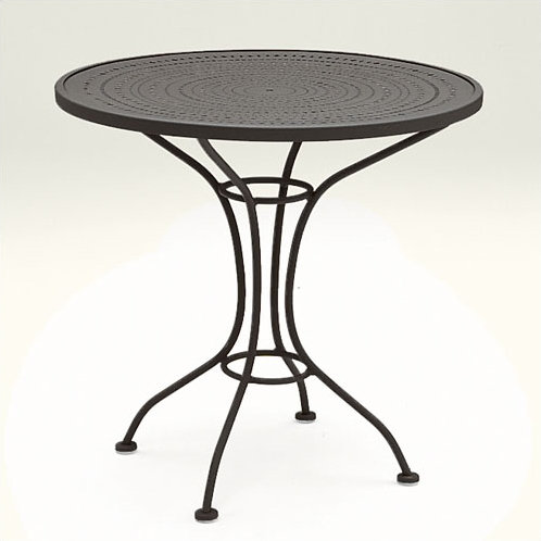 Woodard Parisienne 30 Round Wrought Iron Dining Table Reviews Parisienne 30 Round Wrought Iron Dining Table