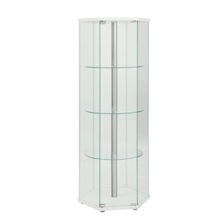 Modern Contemporary Tall Corner Cabinet Allmodern Randall Curio Cabinet