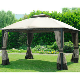 Sunbrella Outdoor Curtains Wayfair Curtain Windsor Gazebo Side Wall
