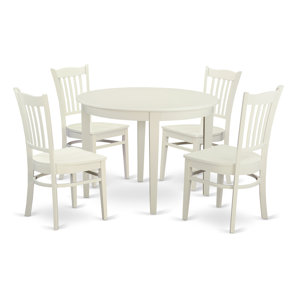 Boston 5 Piece Dining Set by Wooden Importers