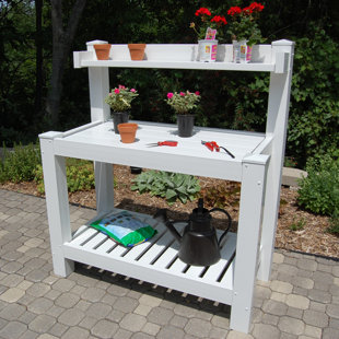 Plastic Potting Tables You Ll Love Wayfair Hillcrest Potting Bench
