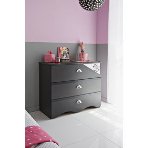 Tatoo 3 Drawer Dresser by Parisot