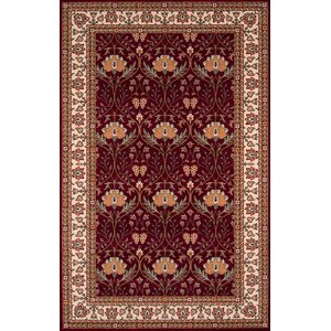 Forrestal Burgundy Area Rug