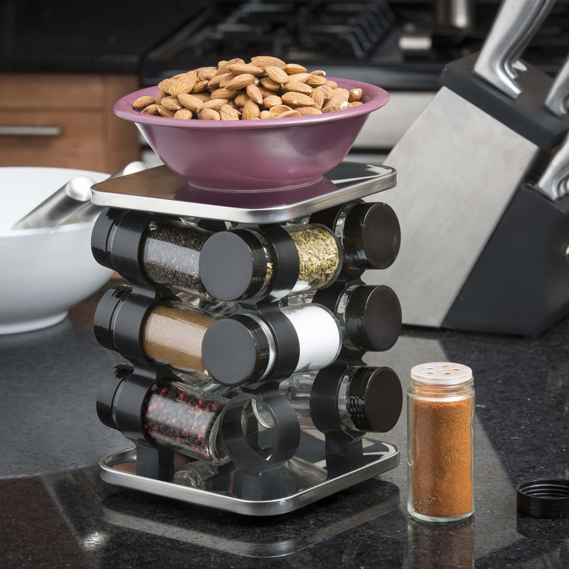 Modernhome Carousel 12 Jar Spice Jar & Rack Set & Reviews Wayfair.ca