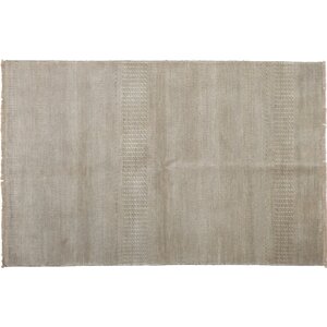 One-of-a-Kind Savannah Hand-Knotted Beige Area Rug