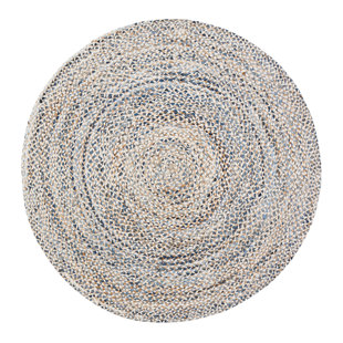 Round Rugs Wayfair Co Uk Berger Handmade Gold Tan Blue Area Rug