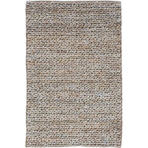 Hand-Woven Beige/Grey Area Rug