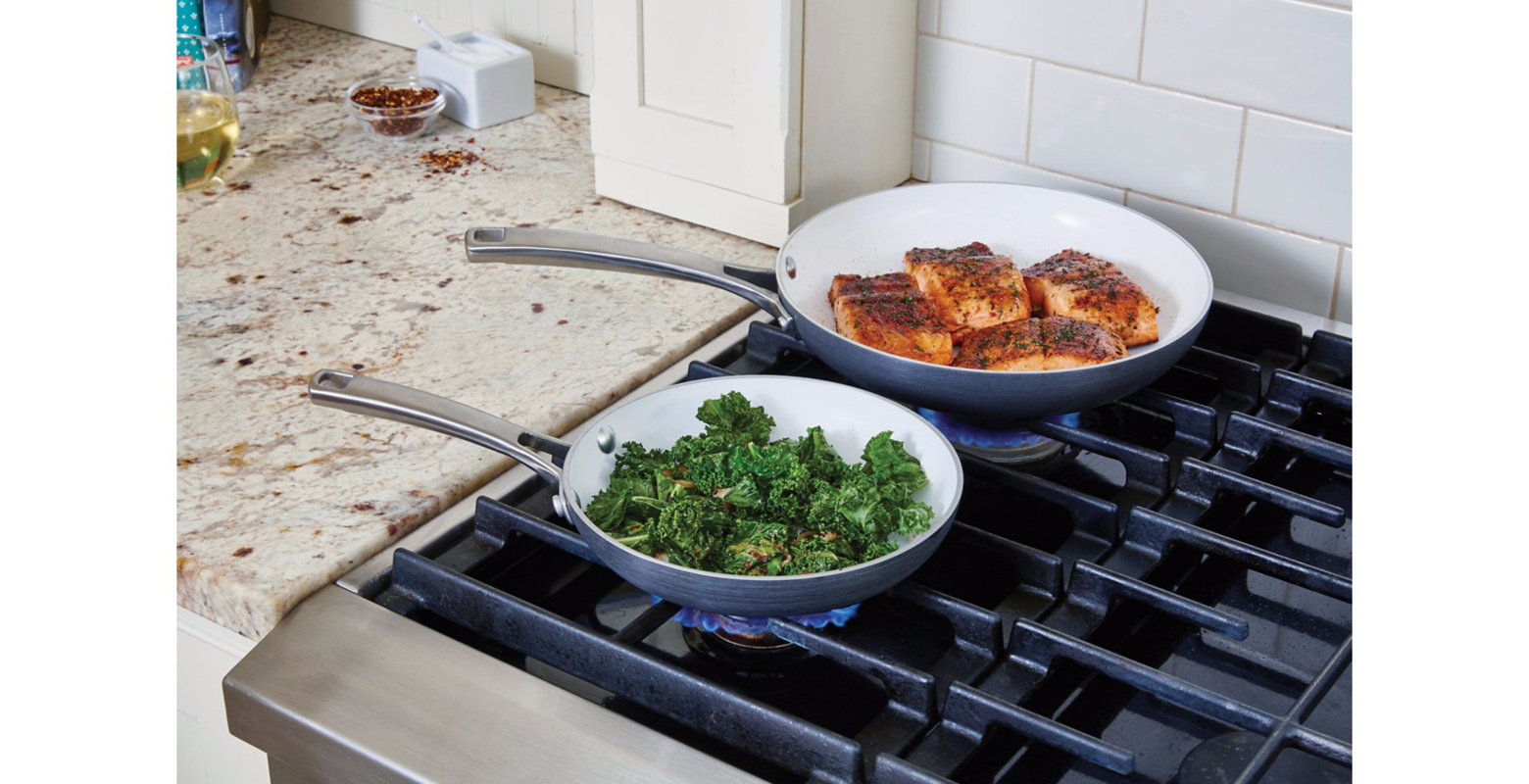 Calphalon Classic Ceramic 2Piece NonStick Frying Pan Set & Reviews
