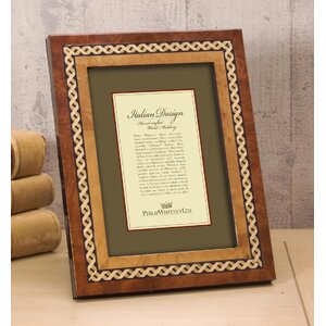 X Design Marquetry Inlay Picture Frame
