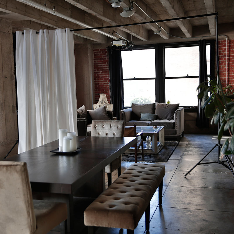 RoomDividersNow Muslin Freestanding Room Divider Kit & Reviews Wayfair