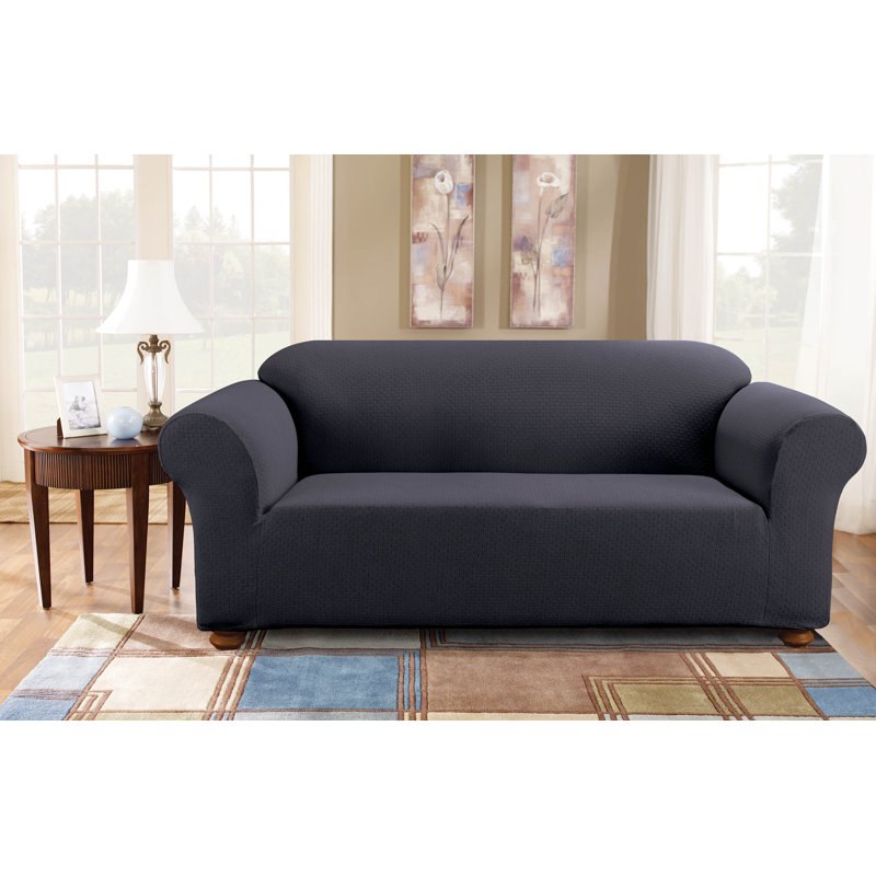 Sure Fit Simple Stretch Subway Box Cushion Sofa Slipcover Reviews Sure Fit Simple Stretch Subway Box Cushion Sofa Slipcover Reviews Wayfair Ca