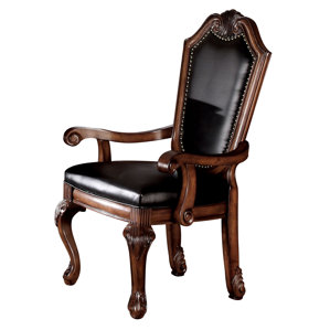 Alfort Black Arm Chair (Set of 2) by A..