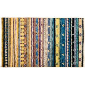 One-of-a-Kind Lori Hand-Knotted Multicolor Area Rug