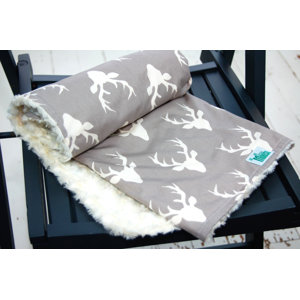 Buck Forest Mist Cuddle Minky Baby Blanket