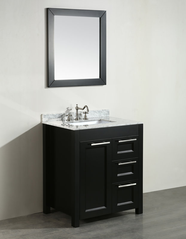 Bosconi 30" Single Bathroom Vanity Set with Mirror & Reviews Wayfair