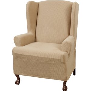 T-Cushion Wingback Slipcover Set