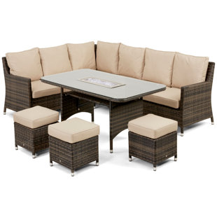 8 Seater Rattan Corner Sofa Wayfair Co Uk Venice 8 Seater Rattan Effect Corner Sofa Set