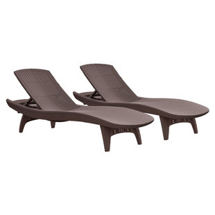 Clarita Reclining Chaise Lounge Set of review