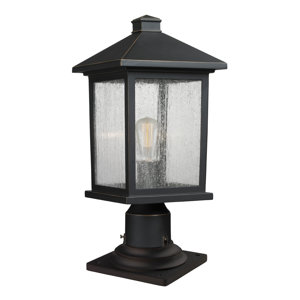 Leroy Coastal Outdoor 1-Light Pier Mount Light