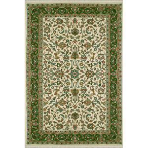 American Home Classic Kashan Ivory/Emerald Area Rug