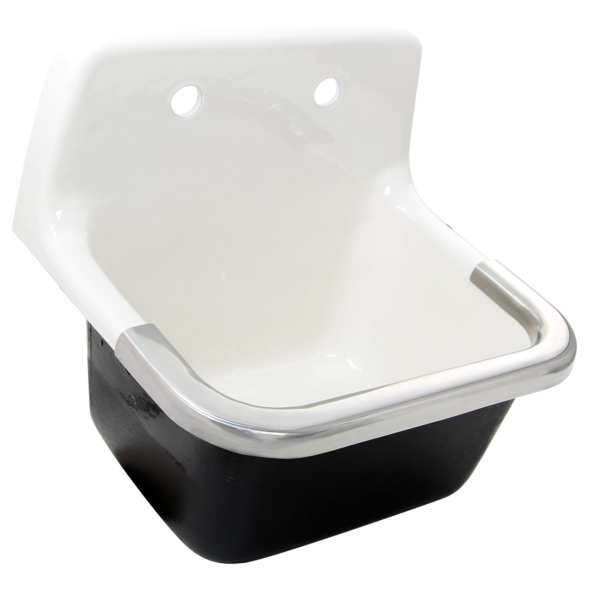 Nantucket Sinks 22 X 18 Wall Mounted Service Sink Wayfair Wfac051620181 22 X 18 Wall Mounted Service Sink