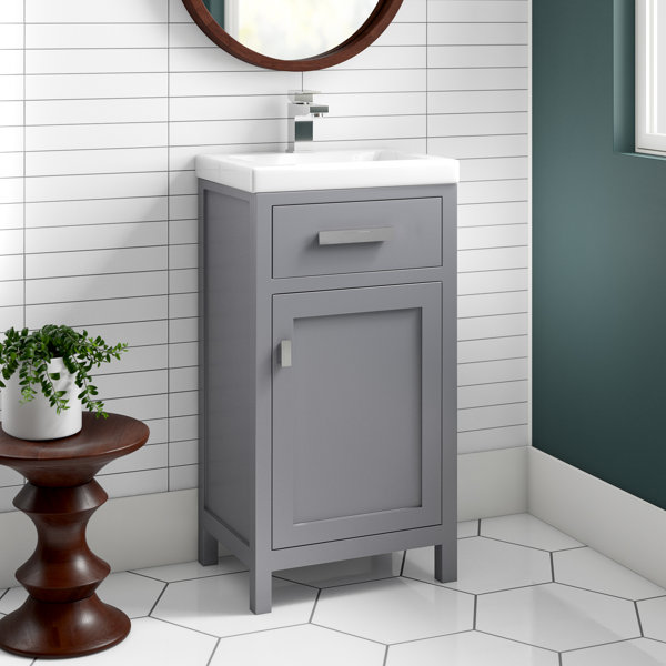 knighten 17" single bathroom vanity set