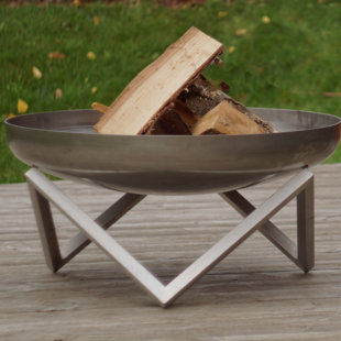 View Memel Stainless Steel Wood Burning Fire Pit