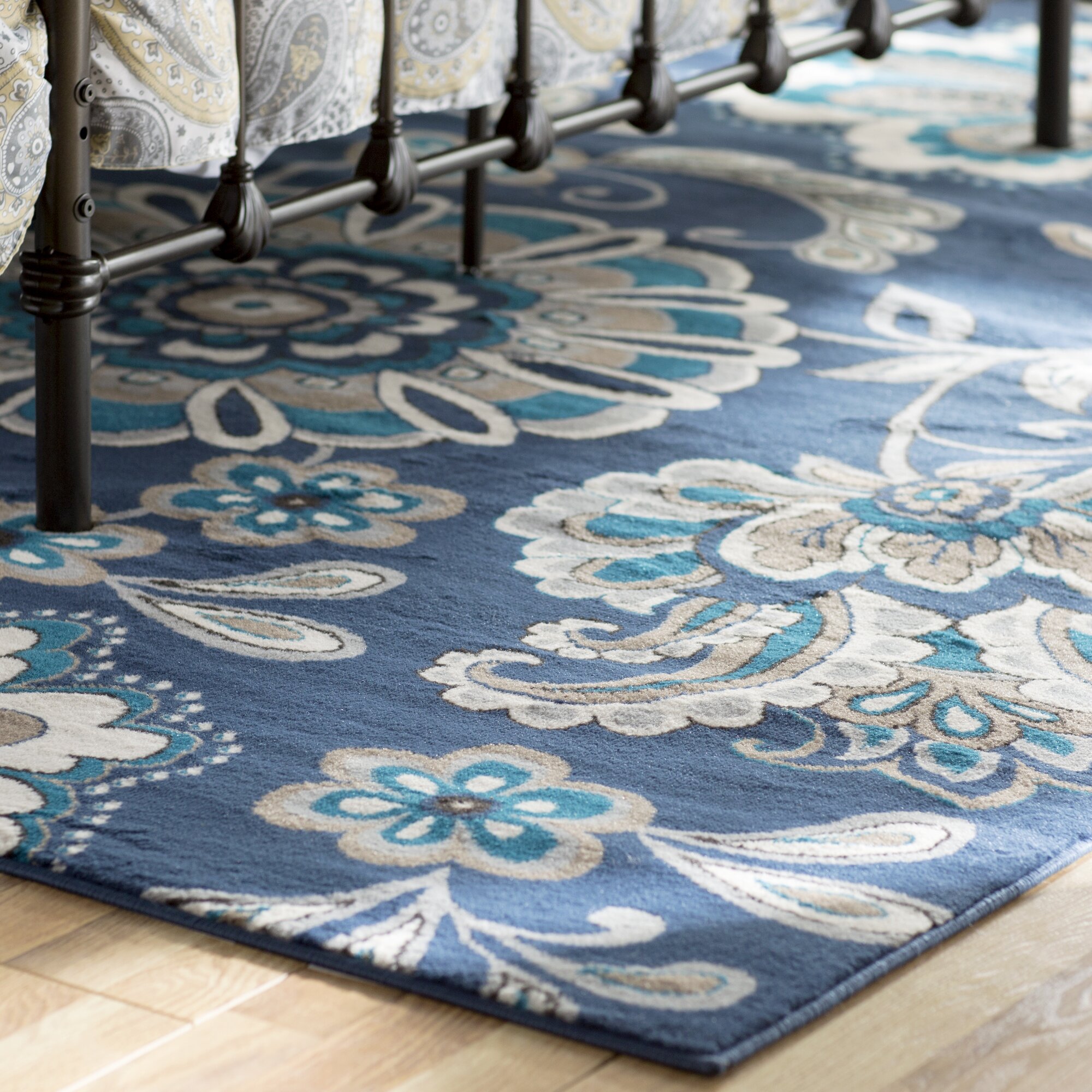 Andover Mills Tremont Blue Area Rug & Reviews