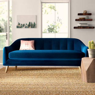 Royal Blue Sofa Wayfair Quickview Stax Dark Blue