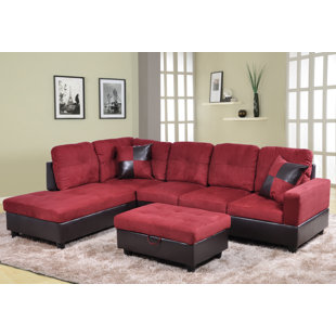 Red Sectionals You Ll Love Wayfair Quickview