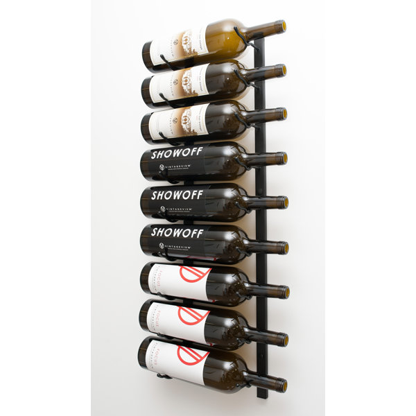 Wall Hanging Wine Rack vintageview wall series 9 bottle wall mounted wine rack & reviews Wall Hanging Wine Rack vintageview wall series 9 bottle wall mounted wine rack & reviews