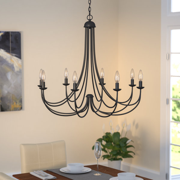 Three Posts Emilia 8 Light Candle Style Chandelier Reviews Wayfair