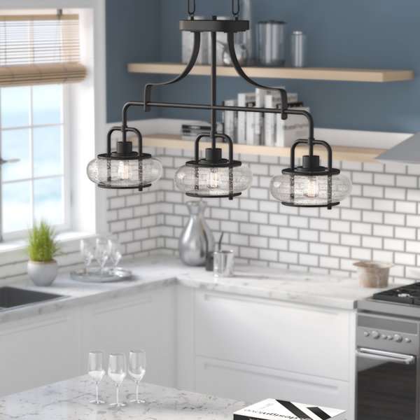 Beachcrest Home Braxton 3-Light Kitchen Island Pendant ...